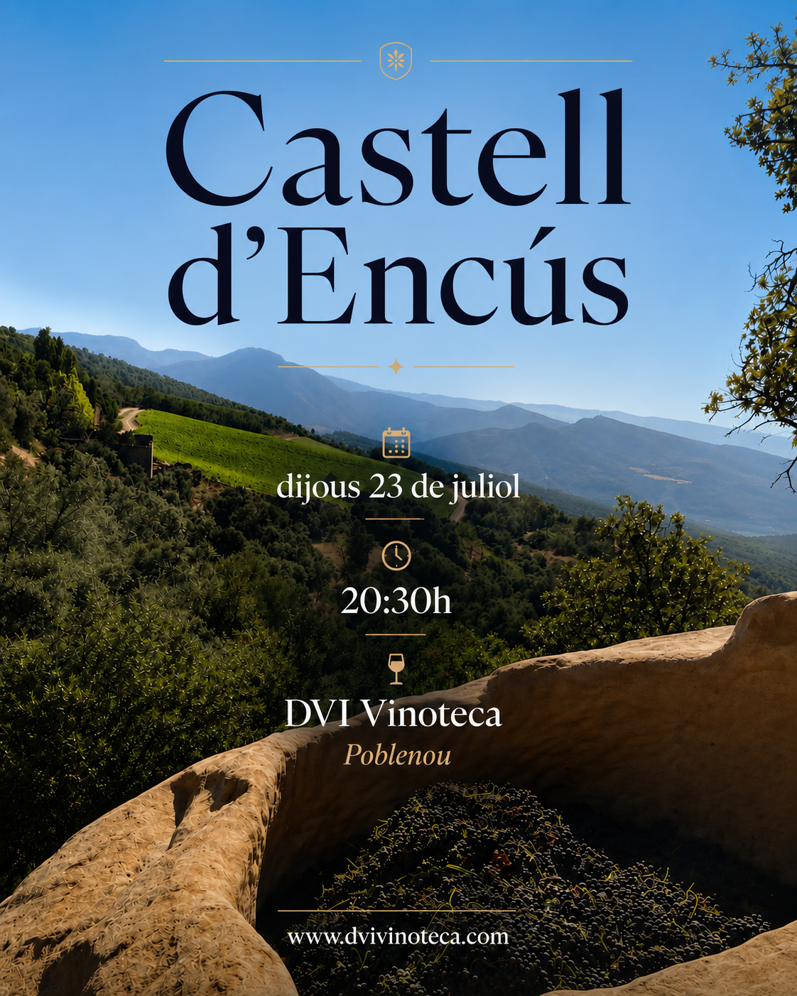 Cata en Barcelona Castell d'Encus